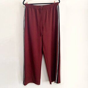 Rewash Brand Size Large Red Track Pants Striped Athleisure Activewear Casual LA